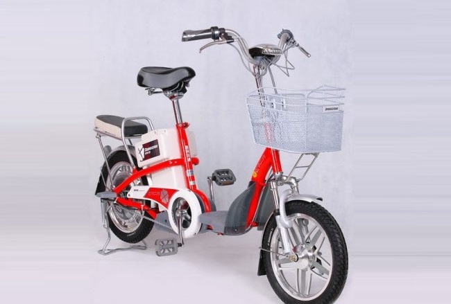 Xe đạp điện Bridgestone PKE16 đỏ