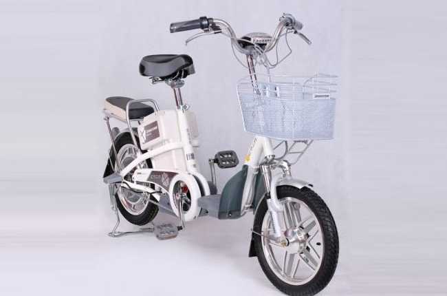 Xe đạp điện Bridgestone PKE16 trắng
