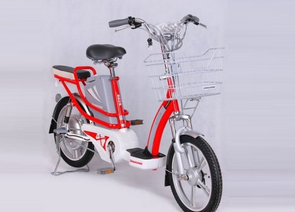xe đạp điện Bridgestone SPK48 màu đỏ, xe dap dien Bridgestone SPK48 mau do